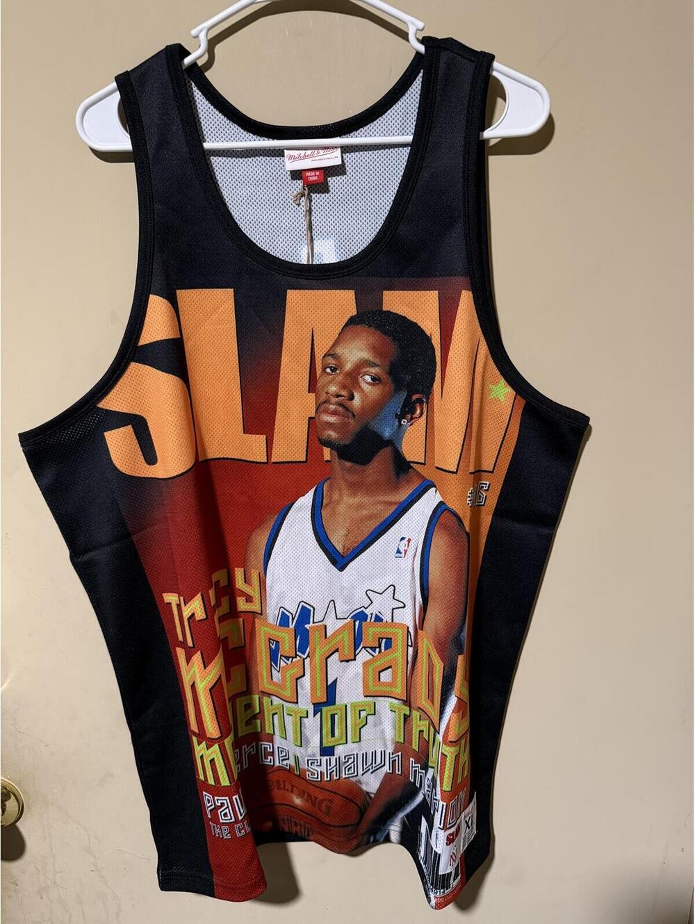 NBA Slam Sublimated Tank Magic Tracy McGrady XL